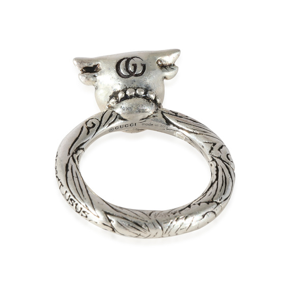 Gucci Anger Forrest Bull Head Ring in 925 Sterling Silver - Picture 3 of 4